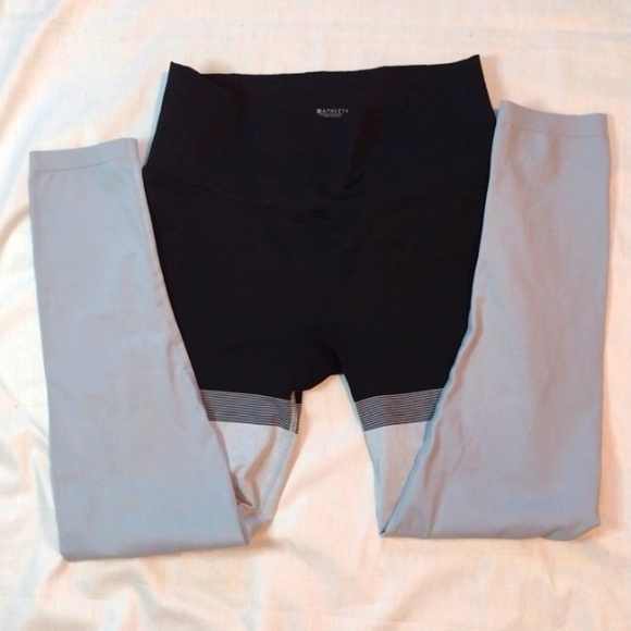 Athleta Seamless High Rise Intarsia Knit Leggings Size M - Picture 7 of 7